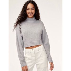 Aritzia Wilfred Free Heinen Sweater in cream color